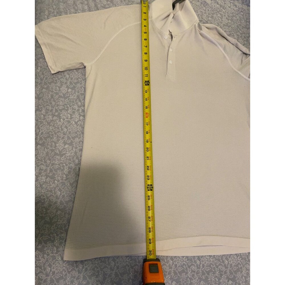 Lululemon Polo Shirt Performance Men’s Large~. Lightweight Athletic Tennis Prepp - Picture 13 of 13